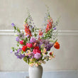 Charger l'image dans la galerie, bouquet de fleurs françaises et vase artisanal