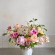 Charger l'image dans la galerie, Ensemble bouquet de saison + vase artisanal rond