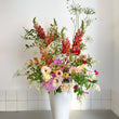 Charger l'image dans la galerie, Ensemble bouquet de saison + grand vase artisanal