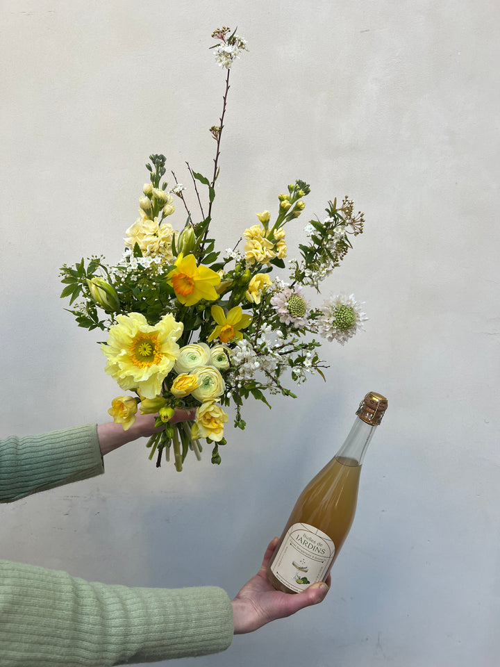 Accord bouquet pétillant sans alcool Bulles de Jardin 