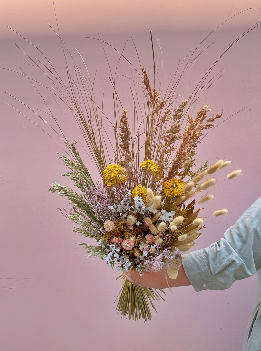bouquet de fleurs séchées naturelles et de saison livraison à paris