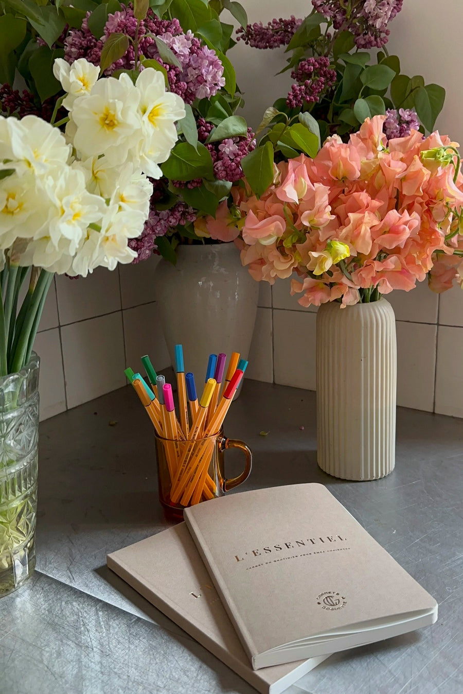 Atelier composition florale et écriture