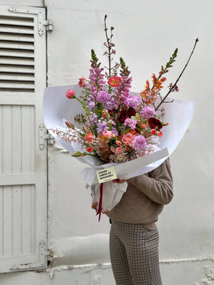 ensemble bouquet + vase artisanal à offrir