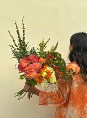 Un bouquet de fleurs écoresponsable à réaliser soi-même et en livraison dans tout Paris